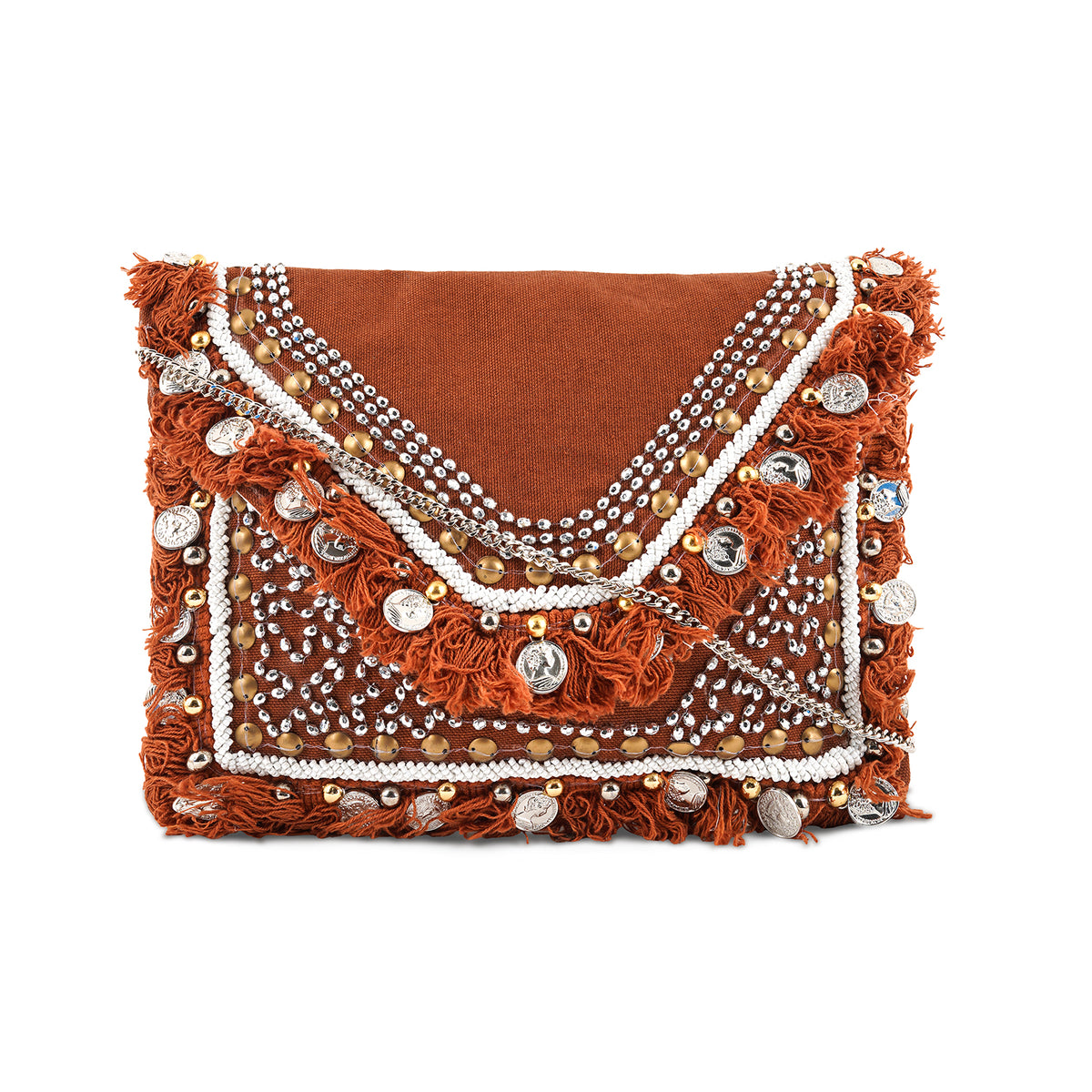 Banjara Boho Bags. We have adorned these with shells, coins