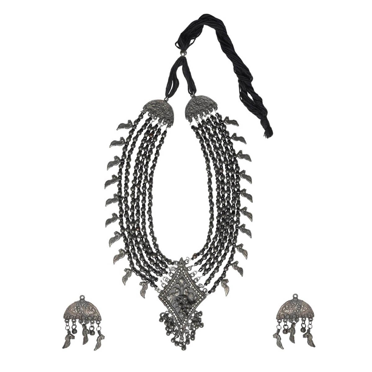 Buy Teejh Silver Oxidised Jewelry Gift Set for Women Online