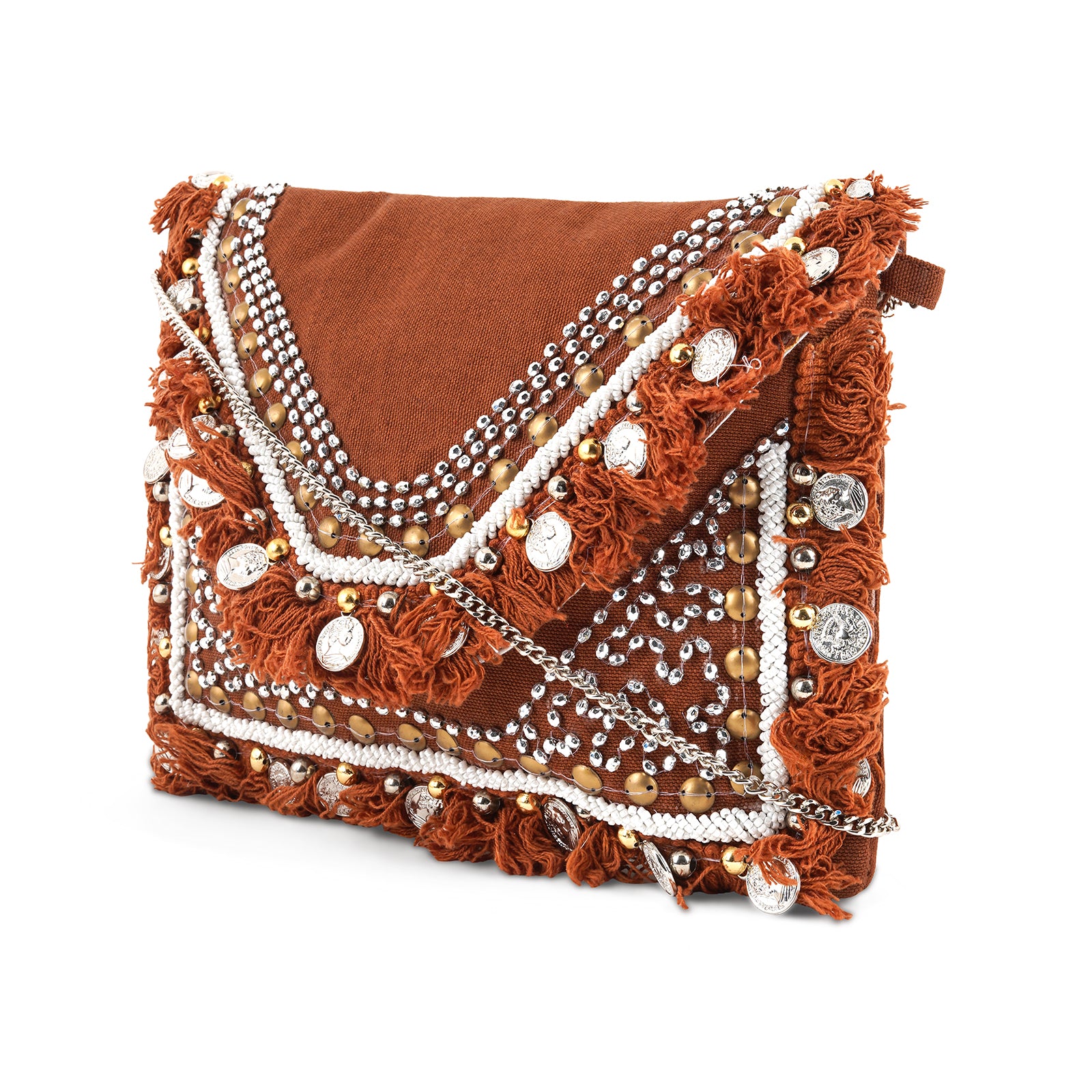 Banjara Boho Bags. We have adorned these with shells, coins